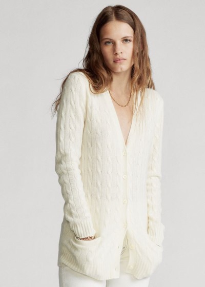 Dámské Cardigany Polo Ralph Lauren Cable-Knit Cashmere - 62143-QXJF